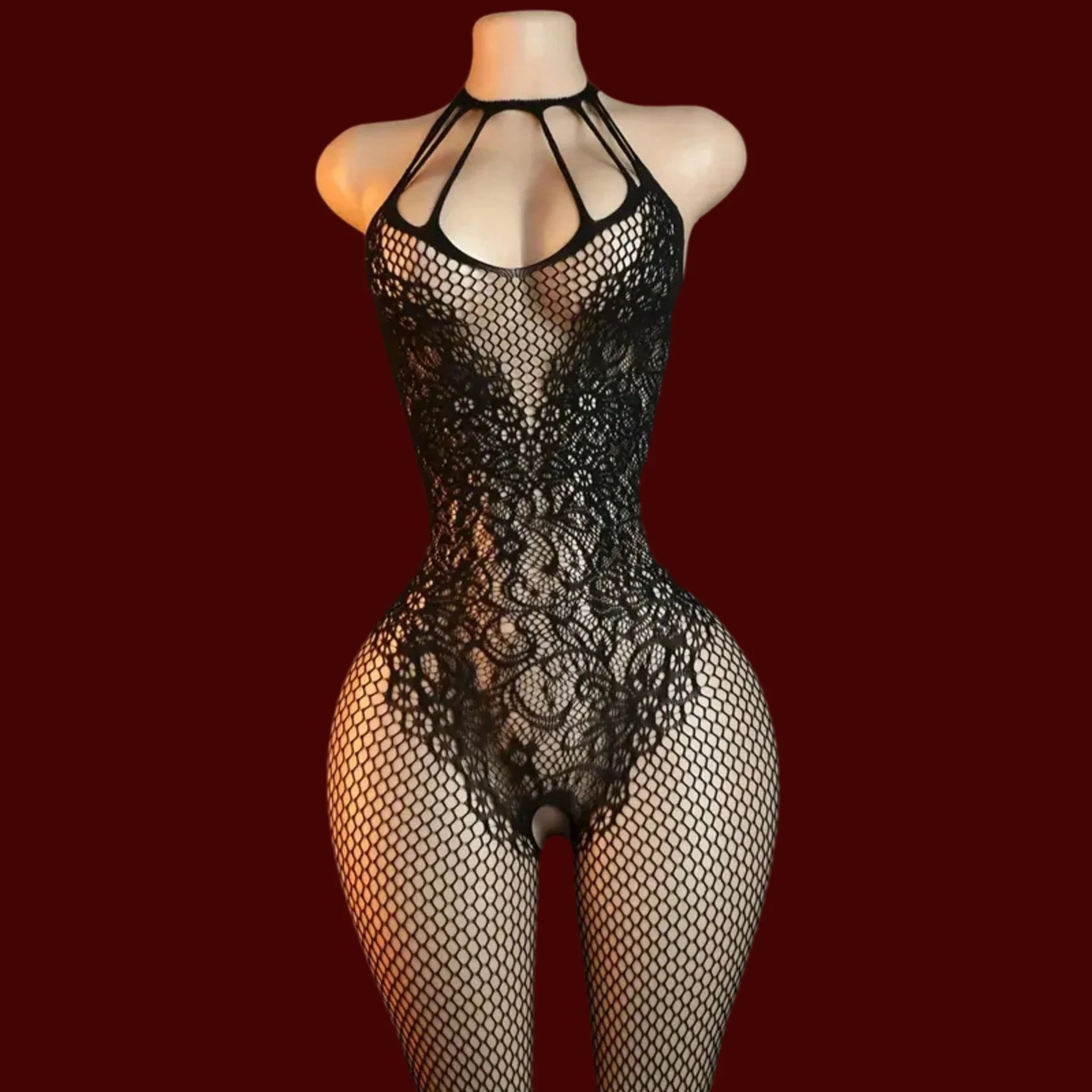 Women's Sexy Jumpsuit,Backless Design,Tight-Fitting Jumpsuit Can Be Worn Inside Or Outside,Sexy Bodystockings,Women's Bodysuits