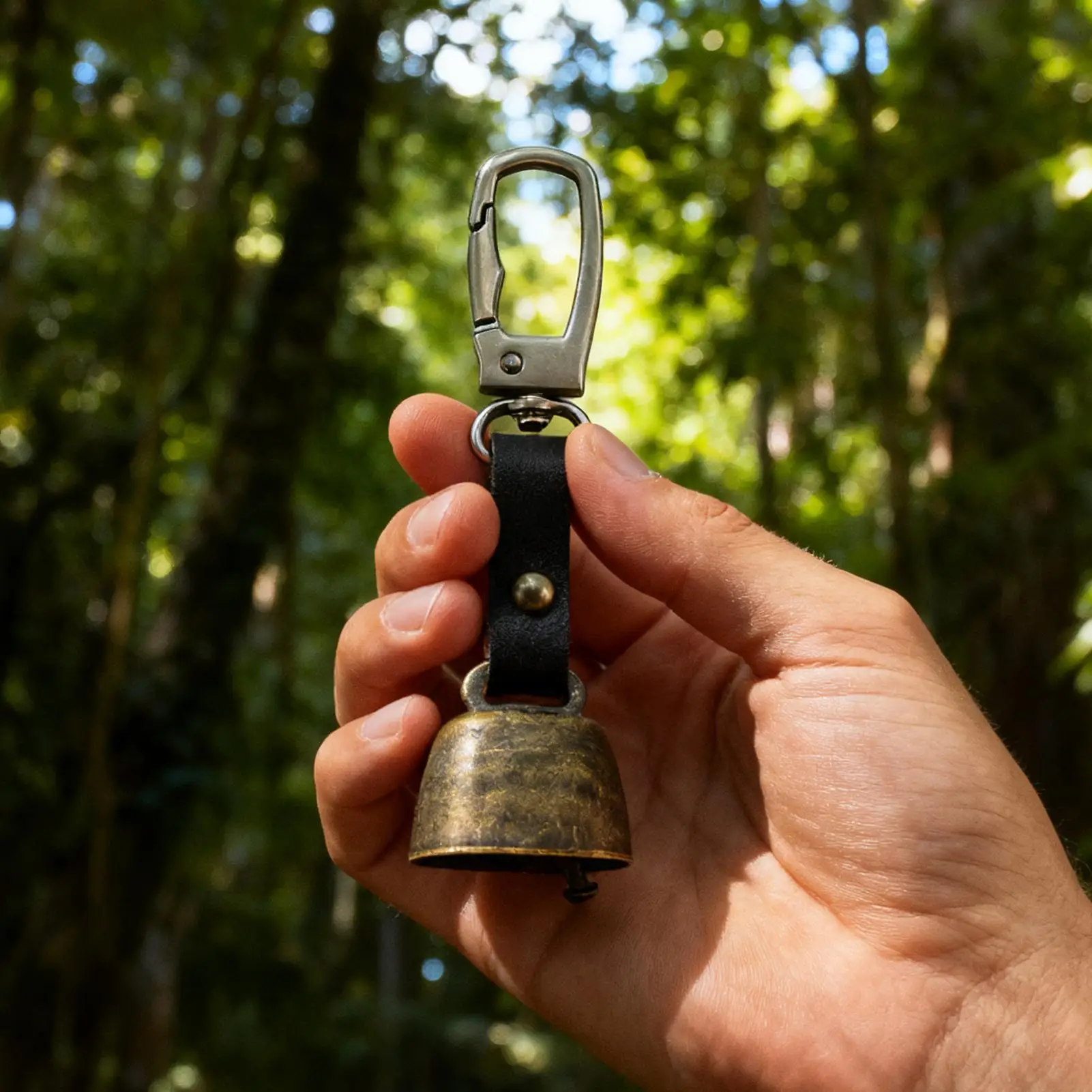 

Колокольчики с медведем для пеших прогулок, мини-громкий безопасный рожок, громкий колокольчик с брелком для отпугивания медведей для пеших прогулок, кемпинга, треккинга, альпинизма