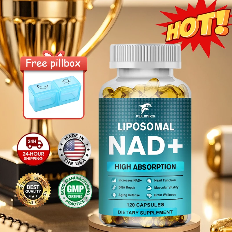 

NAD+ Capsules 1000mg, for Cognitive & Heart Health, Enhances Mental Clarity, Focus & Overall Mitochondrial Function