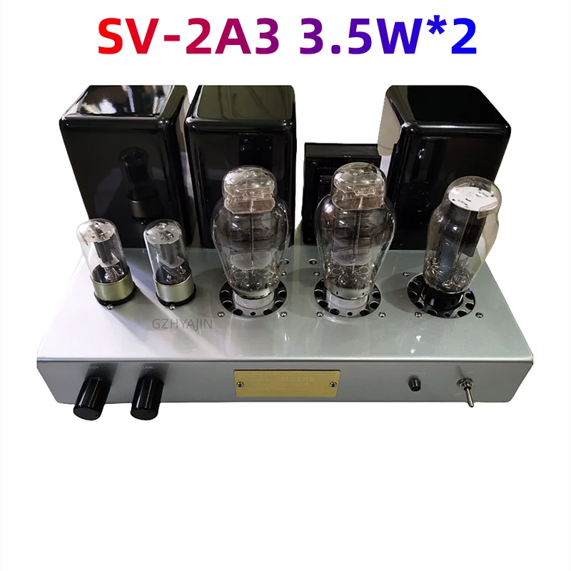 

SV-2A3 3.5W*2 tube amplifier single-ended power amplifier Class A tube power amplifier, 20Hz-30kHz, 6N8P*2, 2A3B/2A3C*2, 5Z3P*1