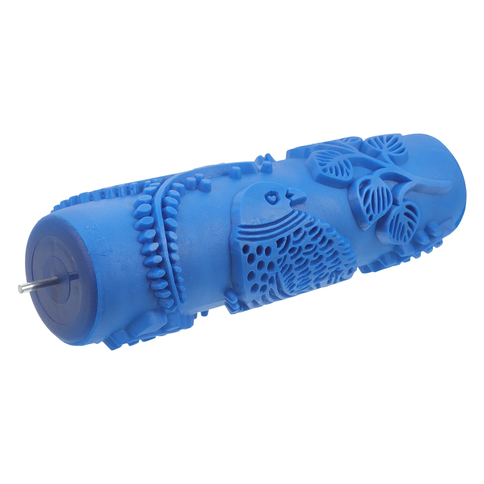 Embossing Textured Paint Roller Grain Rollers Tool Rubber Patterned Wall Painting