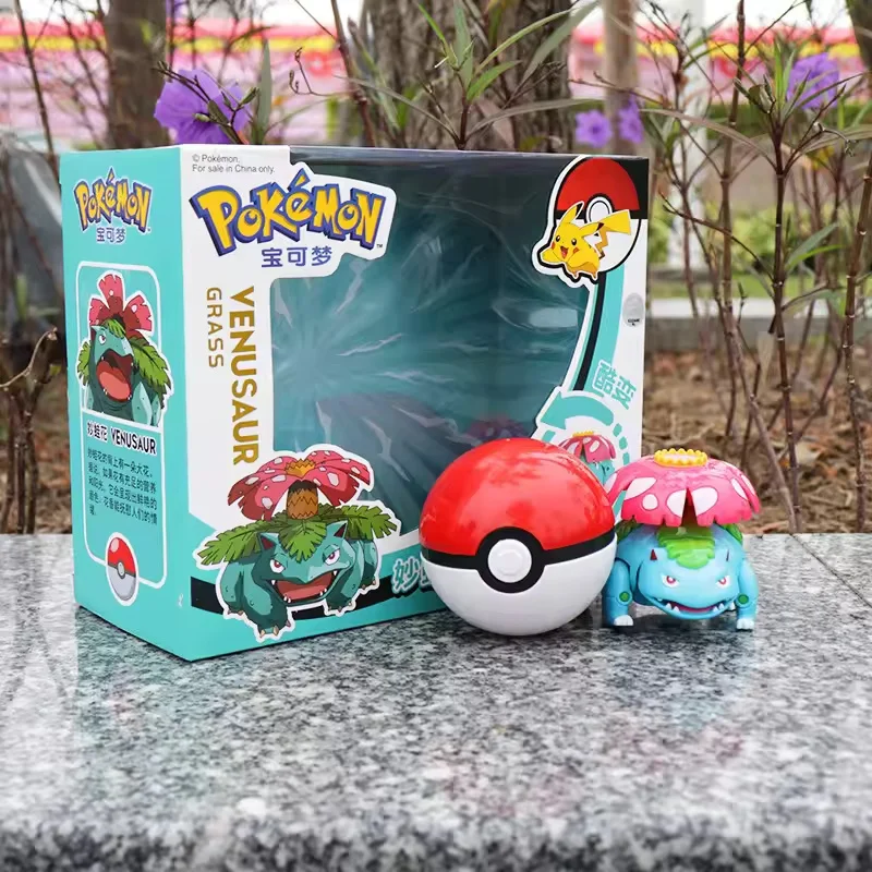 Anime Pokemon Transformer Poke Ball Pikachu Charizard Blastoise Mewtwo Venusaur Gyarados Kreative Puppe Hobby Spielzeug Mode Dekor