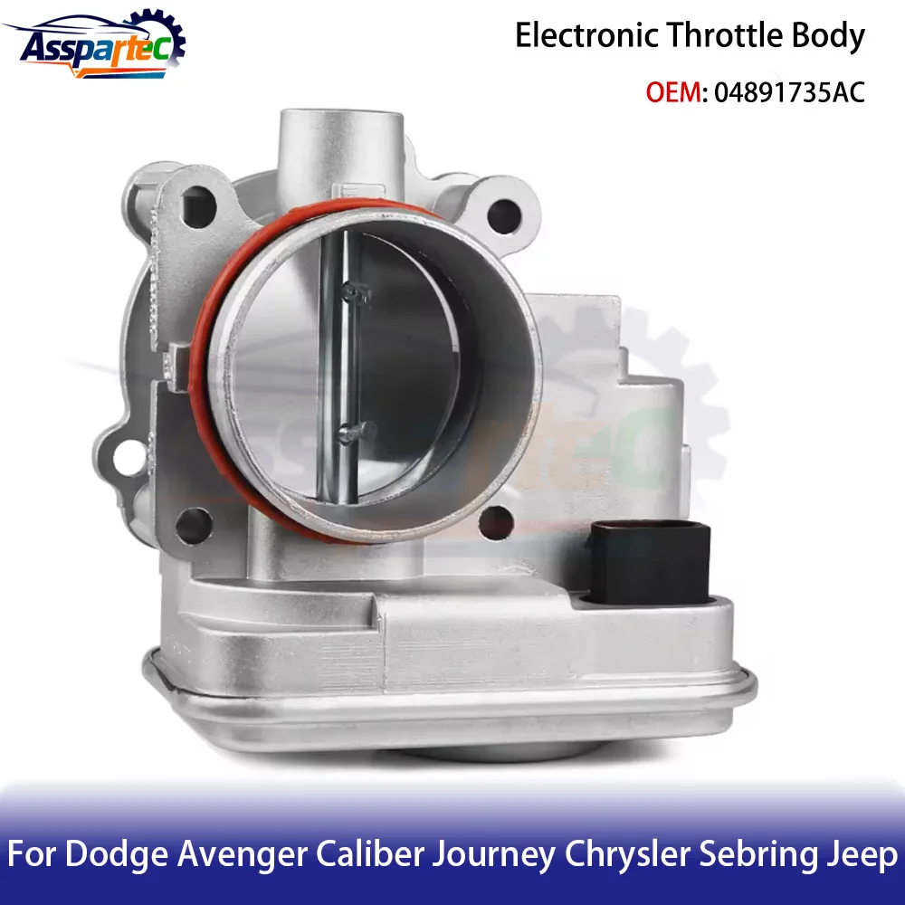 Corpo de Acelerador Eletrônico 04891735AC para Dodge Avenger, Caliber, Journey, Chrysler Sebring, Jeep Compass, Patriot - Acessório Automotivo