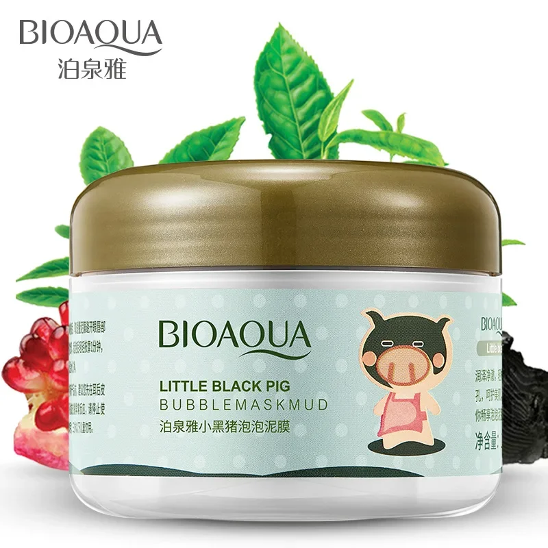 BIOAQUA Carbonated Bubble Cleaning Facial Mask Face Care Blackhead Remove Whitening Moisturizing Acne Treatment Face Mud Mask