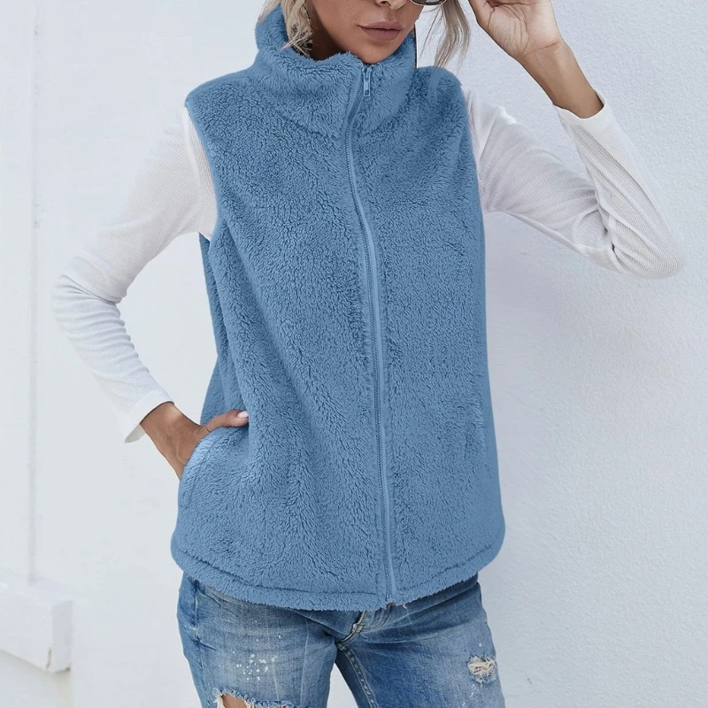 

Loose Plaid Fur Cardigan Fashion Coat Sweater Women