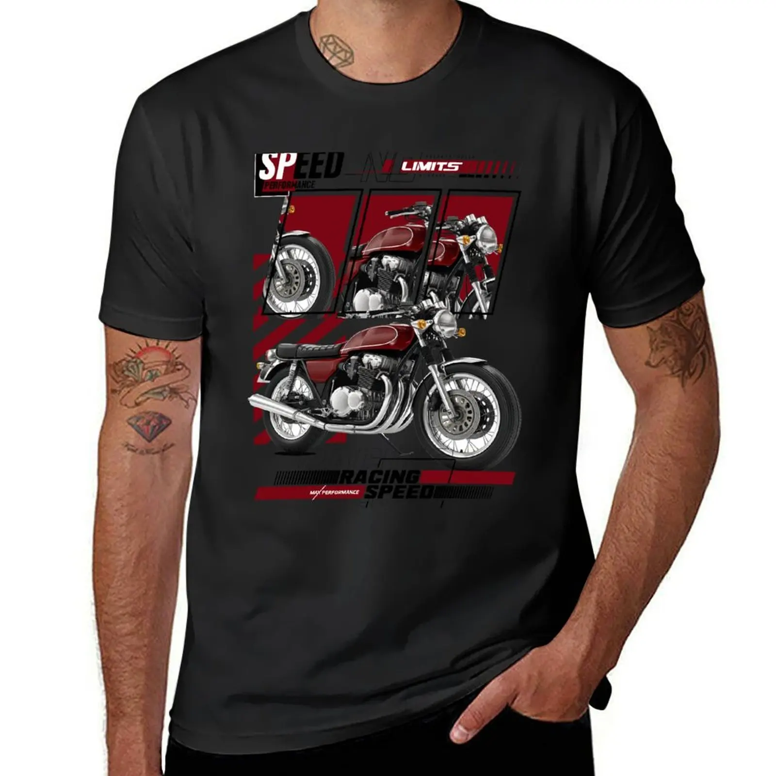 

Racing Speed - Motorcycle- #0011 T-Shirt Blouse cute clothes men t shirts