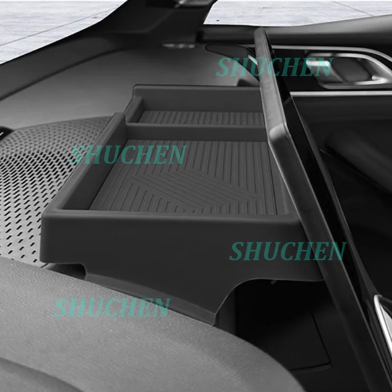 Car Behind Screen Storage Box for Geely Starray Boyue L 2025 4th Dashboard Tissue Box ABS Storage Box Interior Accessories