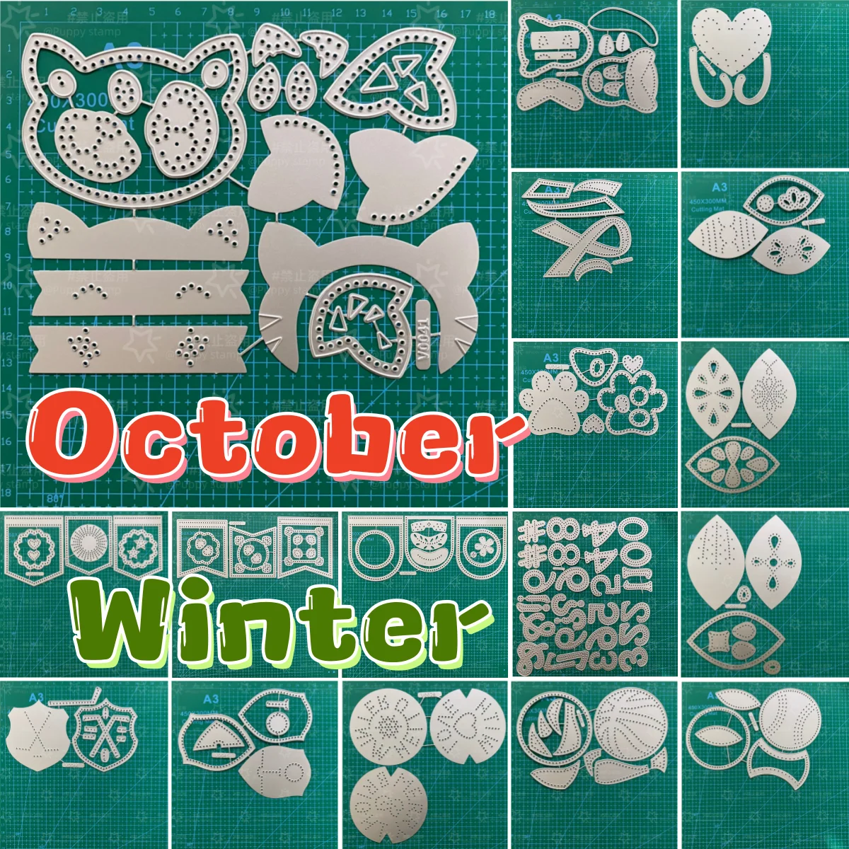 

Hello Winter With A Snowflake Metal Cutting Dies for DIY Making Card Scrapbook Embossed Paper Album Craft Supplies Template