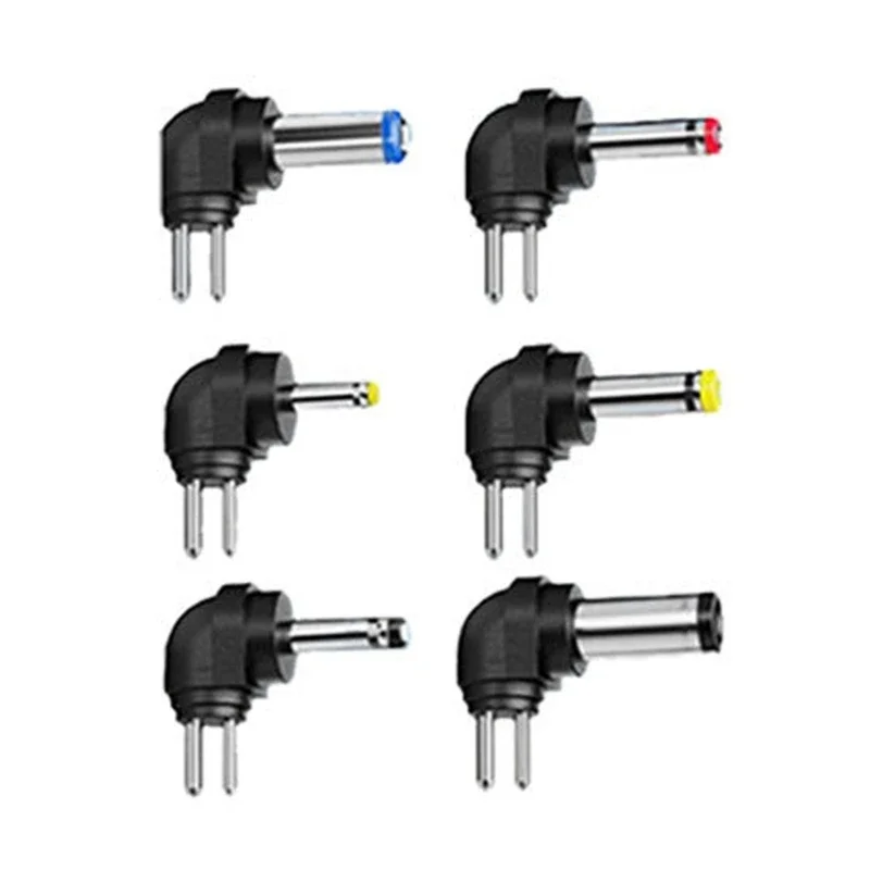 محول شحن 15W 3-12VOLT قابل للتعديل AC100-240V إلى شاحن DC5521 مع 6 طرف قابل للتبديل