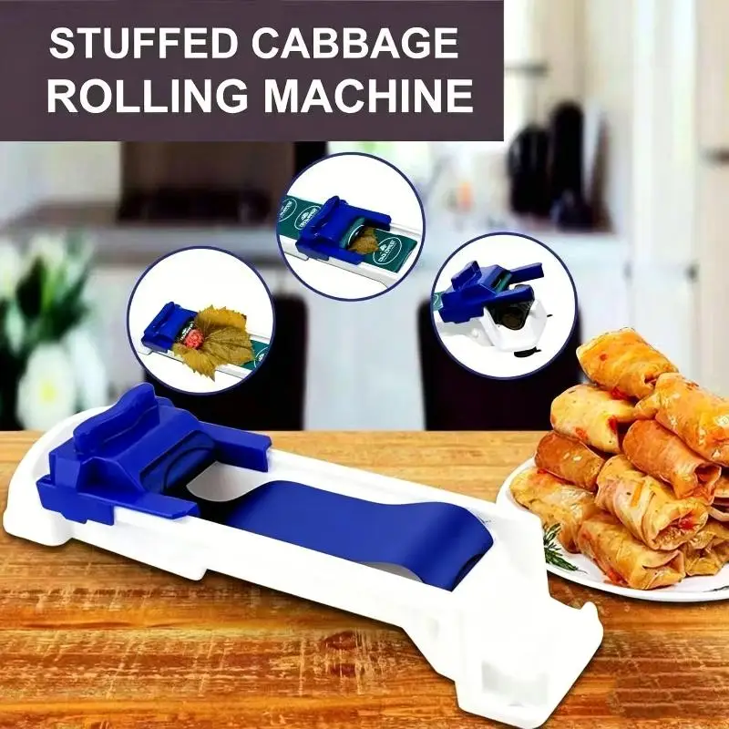 Vegetable Meat Rolling Machine Stuffed Grape Leaf Meat Roller Wrapping Cabbage Meat Rolling Kitchen Gadget