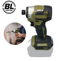 Multifunctional Impact Driller Brushless Screwdriver for DIY Project Auto Car Repair Power Tool Compatible with 21V Battery