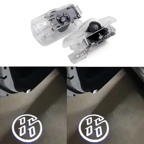 For Toyota Ghost Door Light 2pcs AE86 Logo Light Door Courtesy Lamp For Toyota AE86 GT86 FT86 Toyota Welcome Light Puddle Lamp