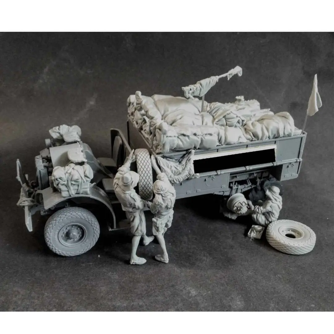 1/35 Resin Model Figure GK， Unassembled and unpainted kit