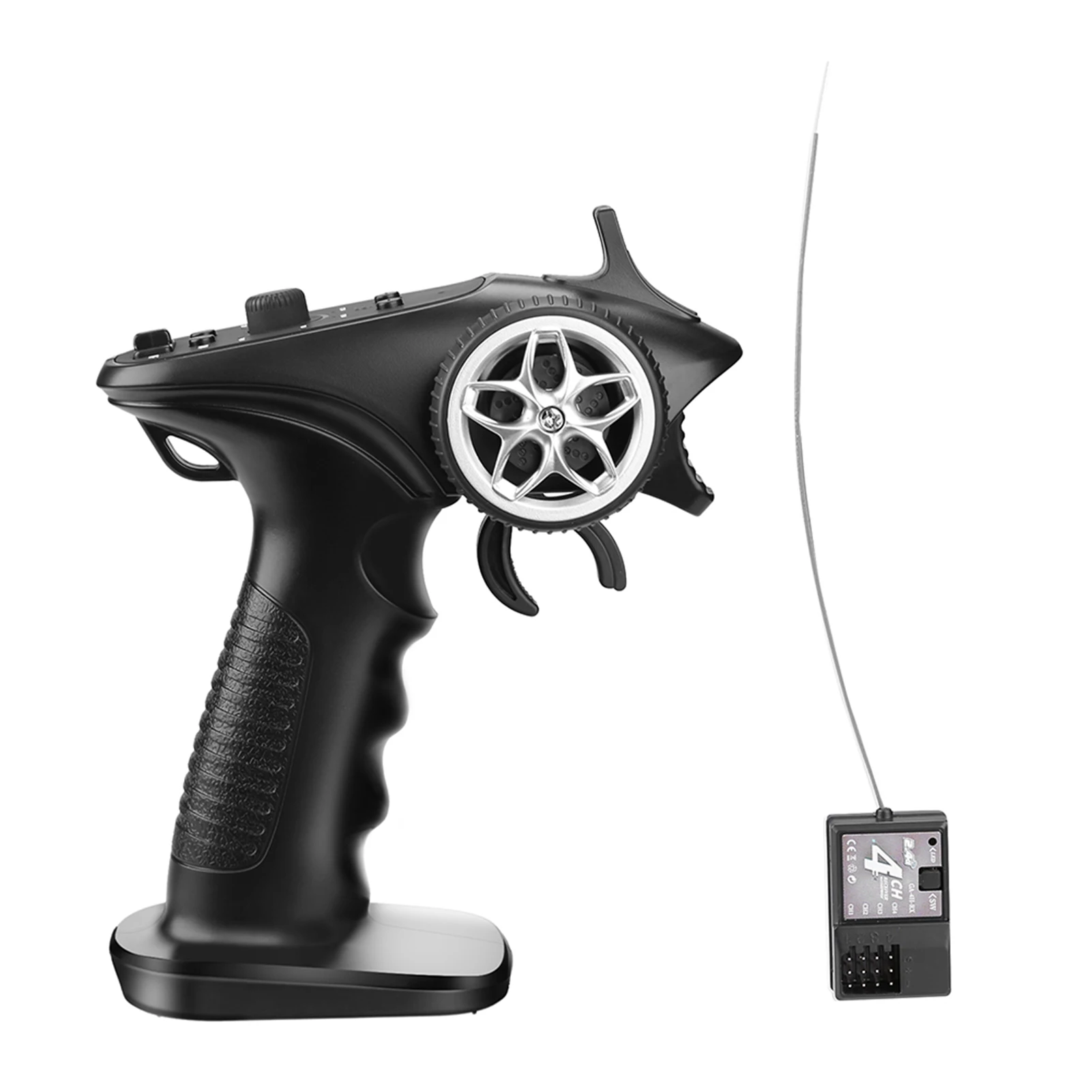 

2.4GHz Remote Controller GA-4H-TX 4CH 2.4GHz Digital Radio Transmitter with Receiver for 1/8 1/10 1/16 1/32 RC Car Boat Receiver