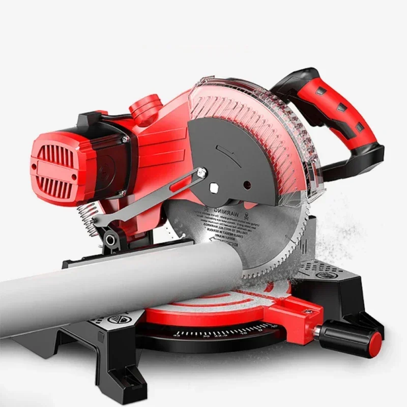 High-Precision 10-Inch Aluminum Cutting Saw – 45-Degree Miter Saw for Aluminum Alloy, Wood, and Profiles