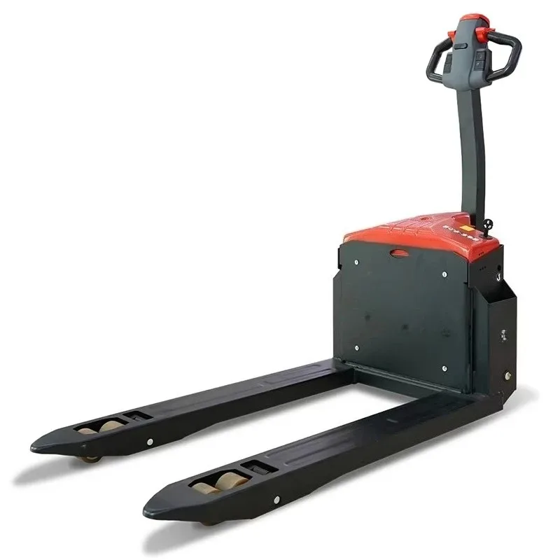 

【Хит продаж】Электрическая тележка-штабелер для поддонов, 1.5-2 тонны, с литиевой батареей, гидравлический подъемник