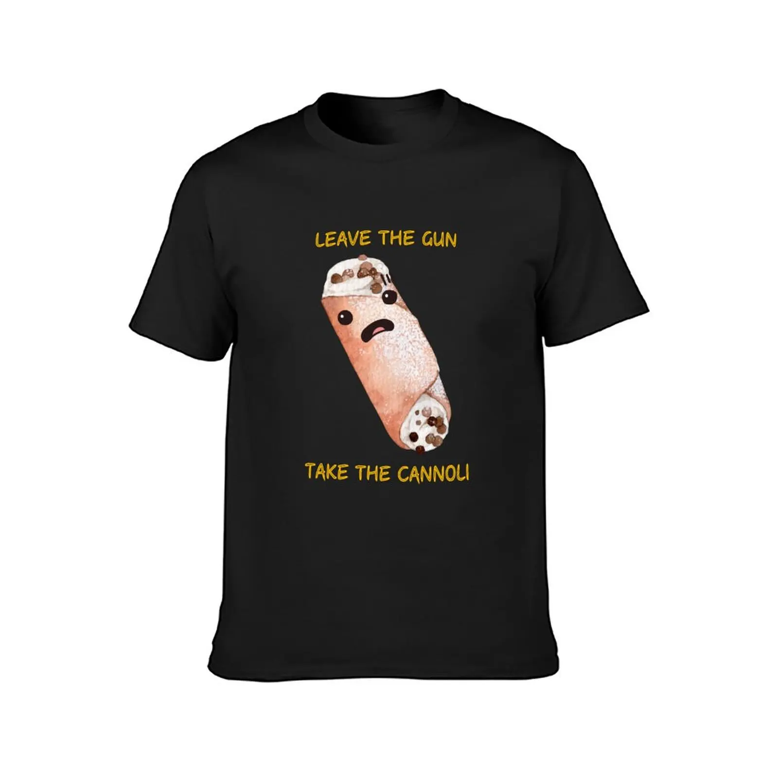 Leave The Gun, Take The Cannoli T-Shirt for a boy Short sleeve tee clothes for men