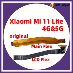 original LCD Mother Board Connector Flex Cable For Xiaomi Mi 11 Lite 4G 5G LCD Screen Mainboard Ribbon