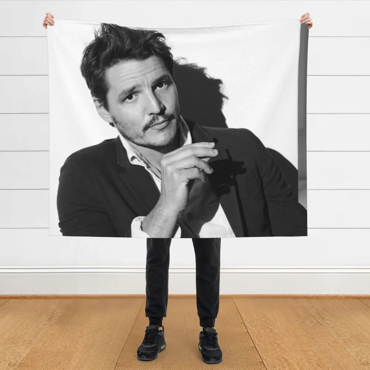 

Pedro Pascal Throw Blanket Loose Single Personalized Gift Warm Blankets