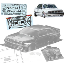 1/10 BMWW E30 M3 Przezroczysta obudowa 200 mm do rozstaw osi 255-260 mm RC Drift car Tamiya tt01 tt02 kyosho mst 3racing lc racing hsp