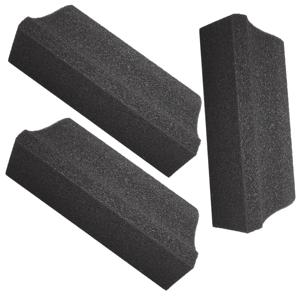 3Pcs Beard Hair Sponges Beard Trimming Catcher Hard Sponge Material Convenient Grooming Brush Hair Cleaner for Sink Residue