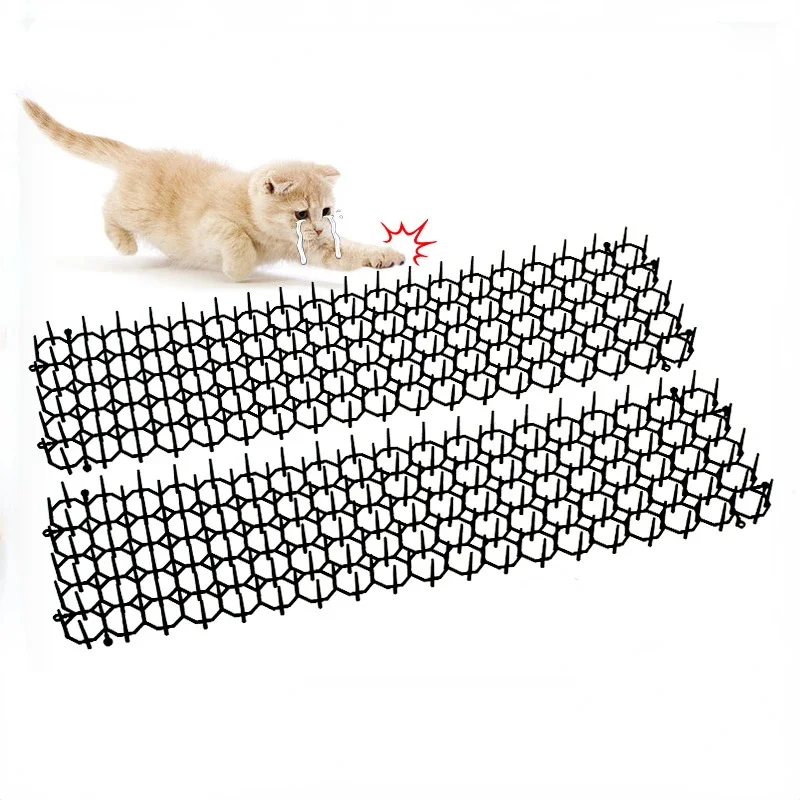 

1pc Cat Thorn Mat Dog Garden Anti-Cat Dog Outdoor Supplies Fences Anti-Cat Thorn Mat Plastic Fence Wall Spikes Animal Expulsion