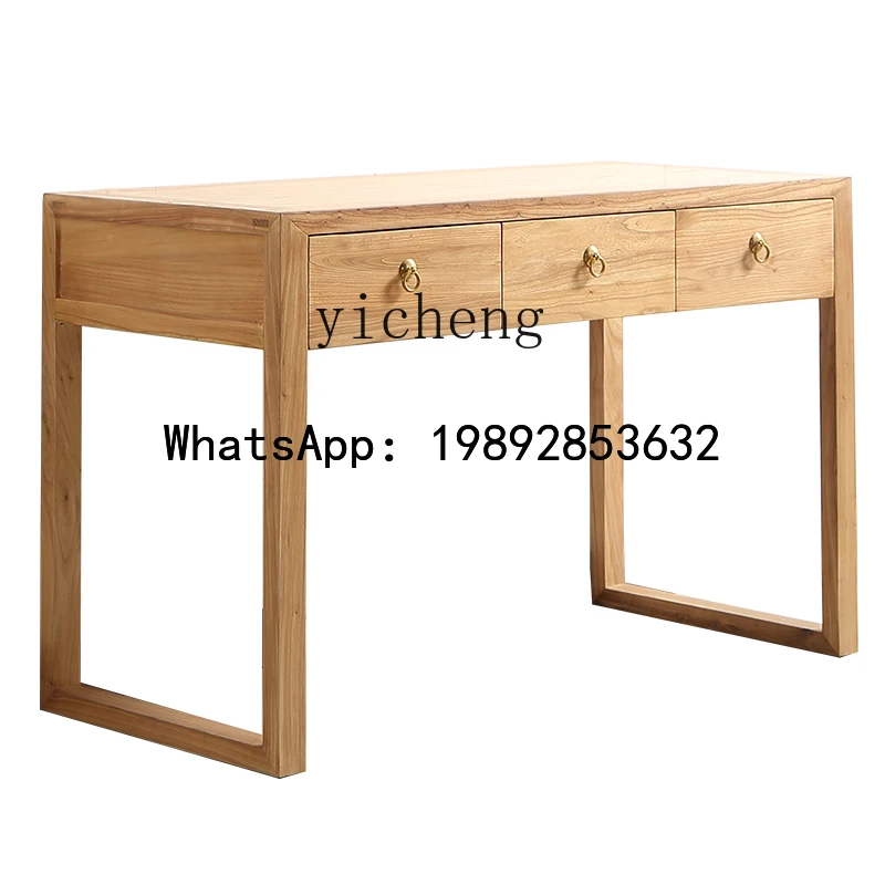 new Chinese desk old elm modern Chinese home study calligraphy table