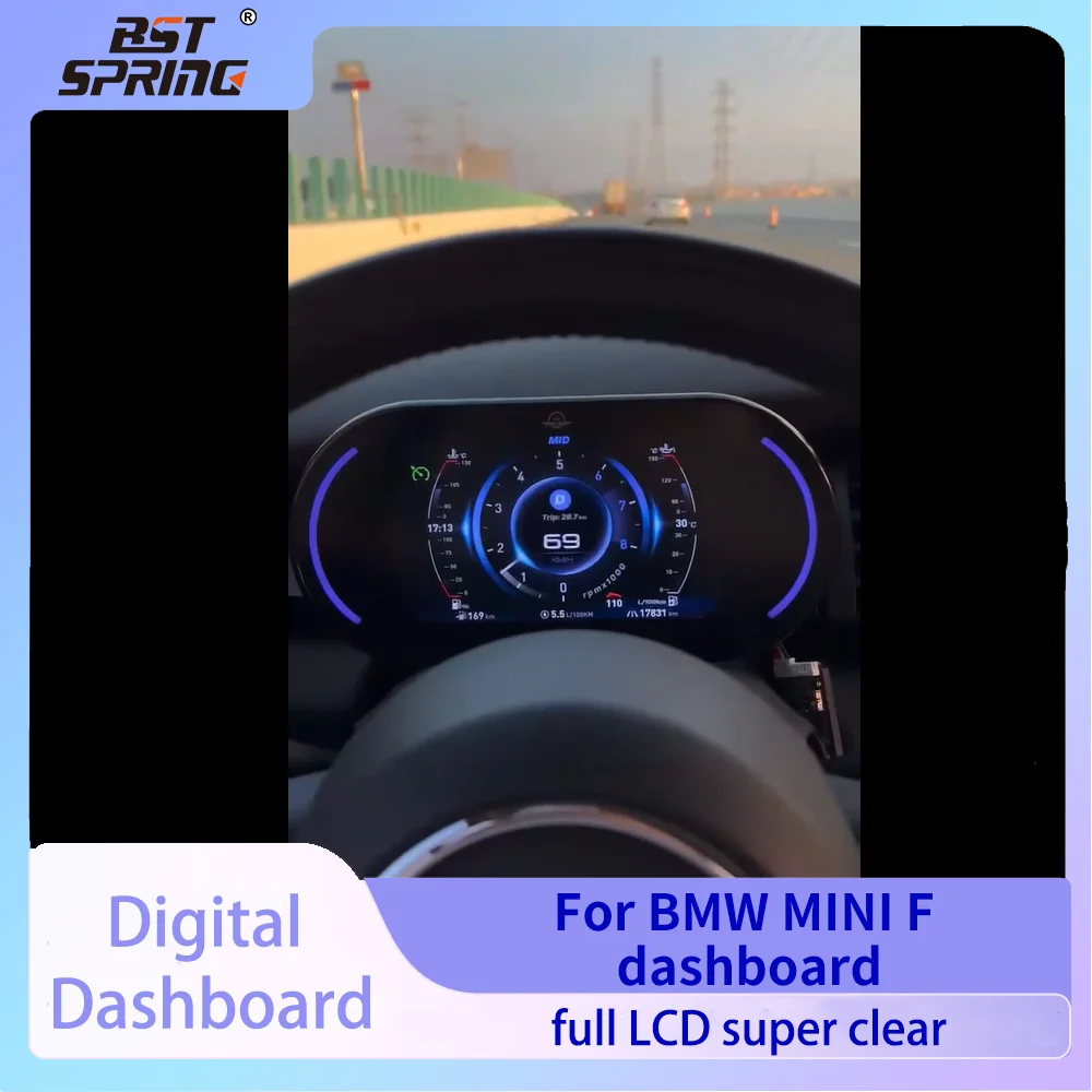 

Digital Instrument Cluster Dashboard Panel For BMW MINI F SYSTEM Speedometer Virtual Cockpit Display