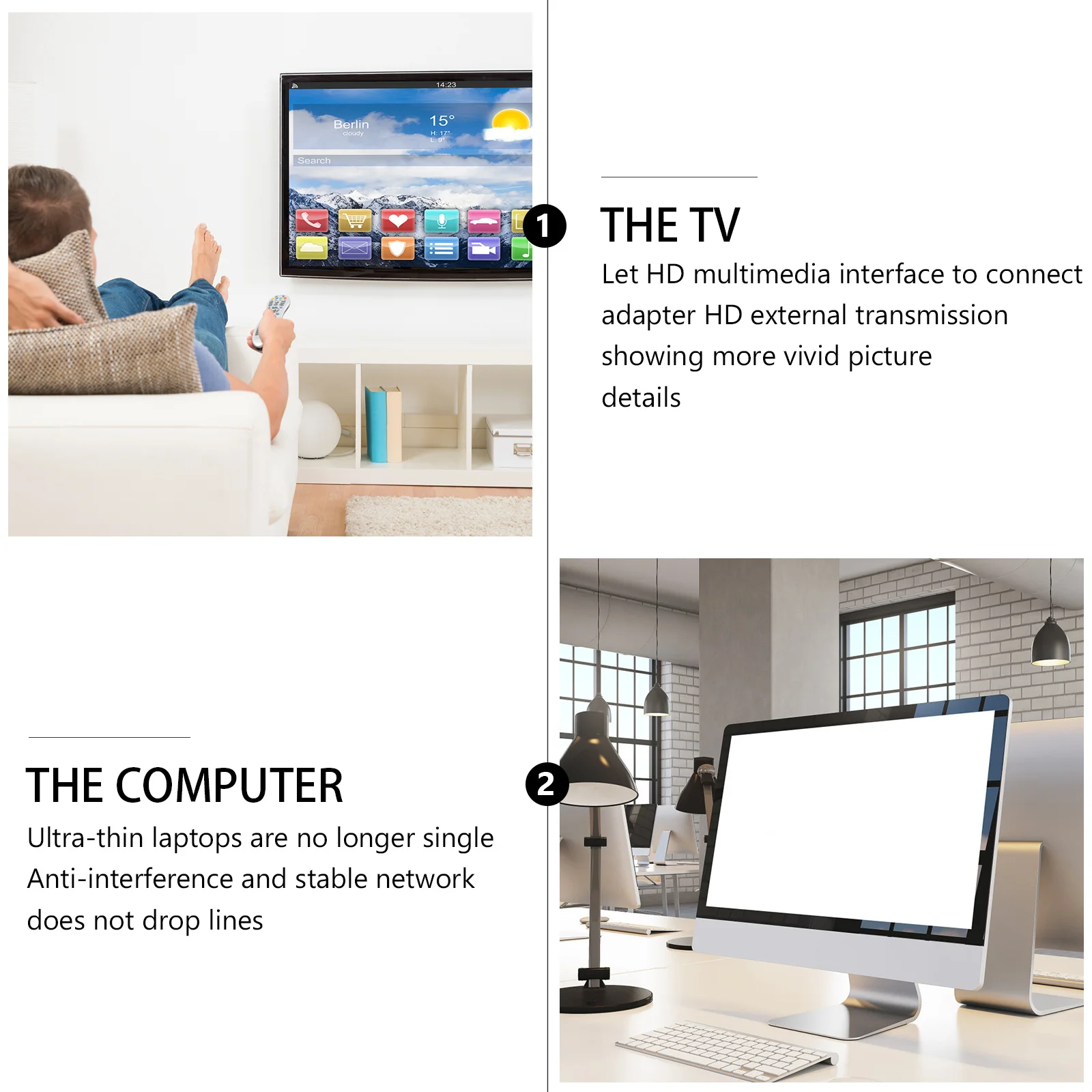 

1Pcs USB Hub 4 Ports USB 2.0 Splitter Adapter Plastic Durable Efficient Laptop Desktop Tablet Connection Plastic Cable Adapter