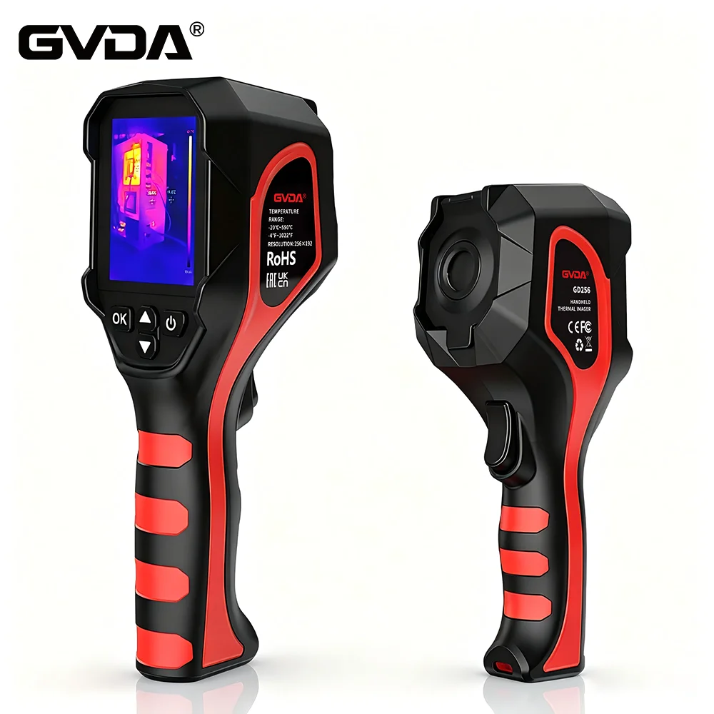 GVDA Thermal Imaging Camera Thermal Imager High Precision Infrared Temperature For PCB Floor Circuit Pipeline Repair Detection