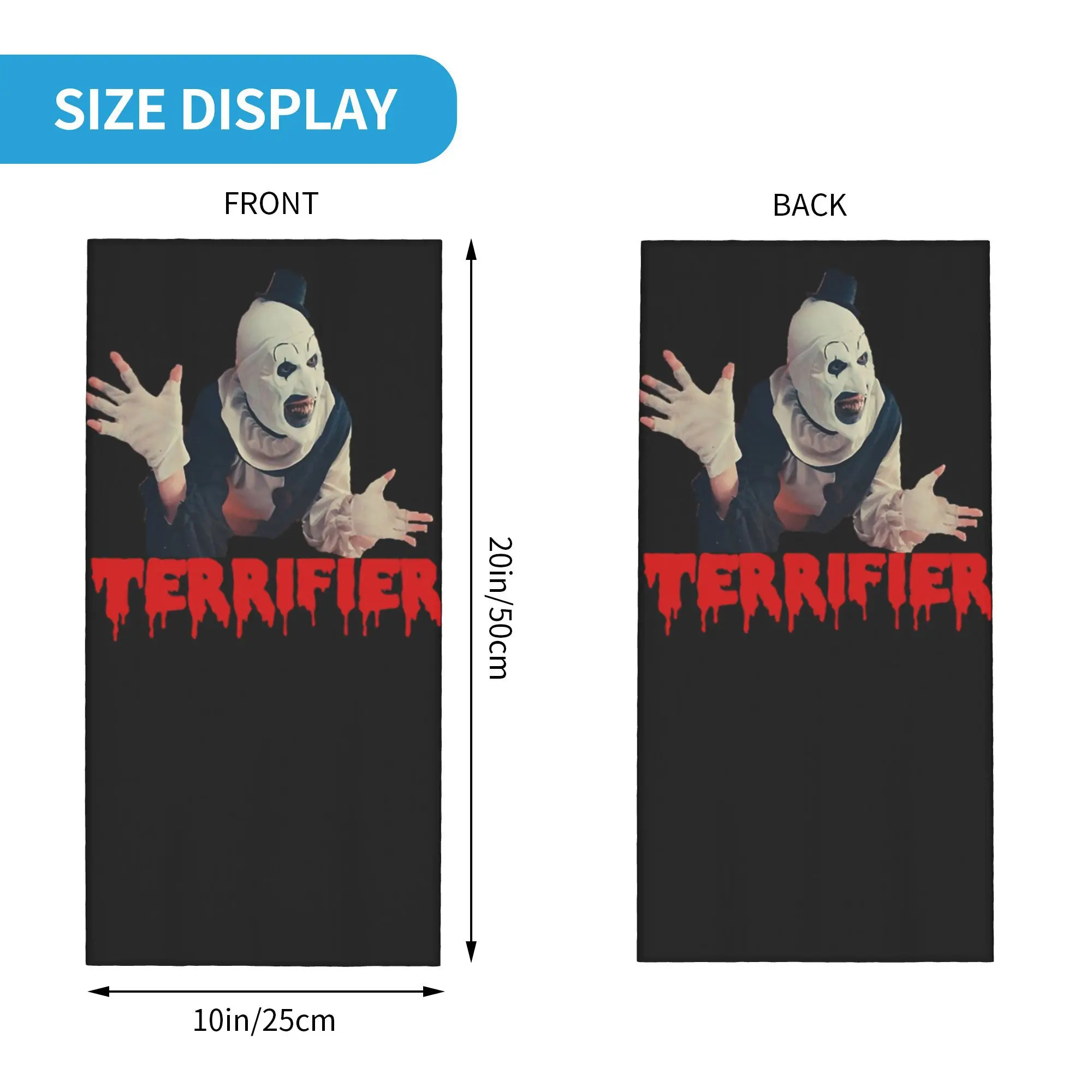 Хэллоуин фильм ужас клоун бандана шеи гетры с принтом маска шарф многофункциональная маска для лица езда унисекс для взрослых