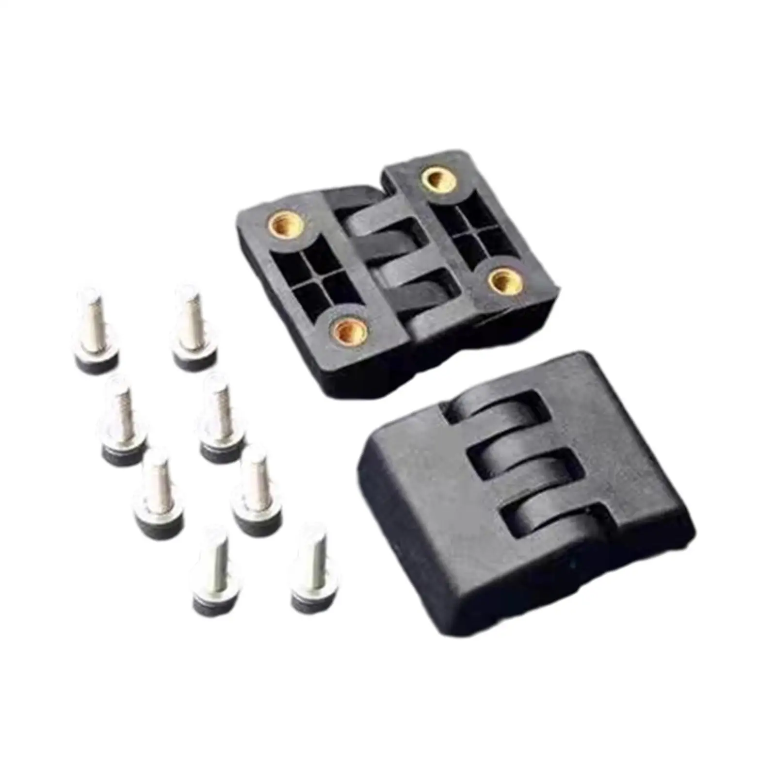 

2 Pieces Motorcycle Rear Hinges Tail Box Hinges Spare Part Replacement Easy to Install Accessories for Side Box
