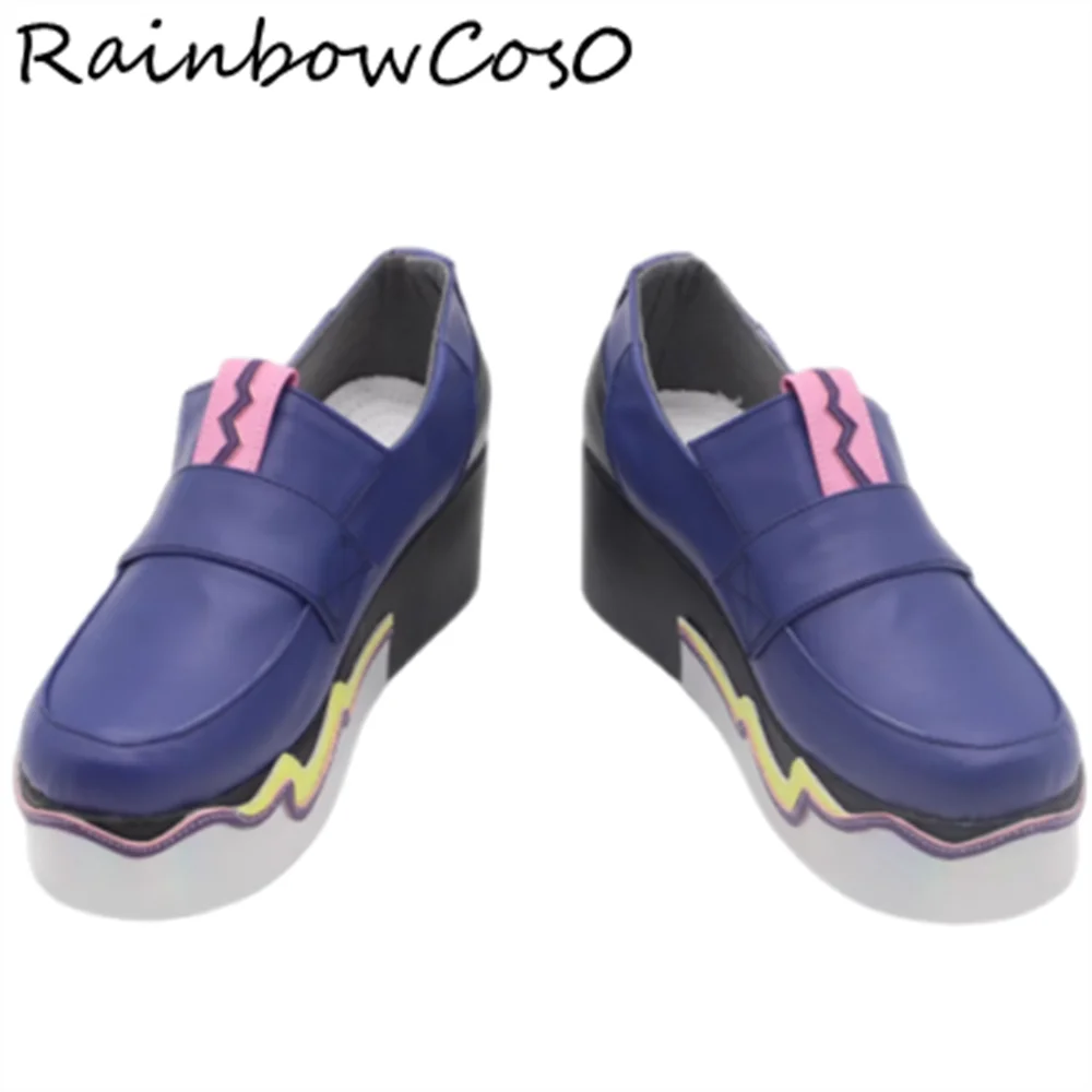 Zoccoli Scarpe Cosplay Stivali Gioco Anime Party Halloween RainbowCos0 W5346