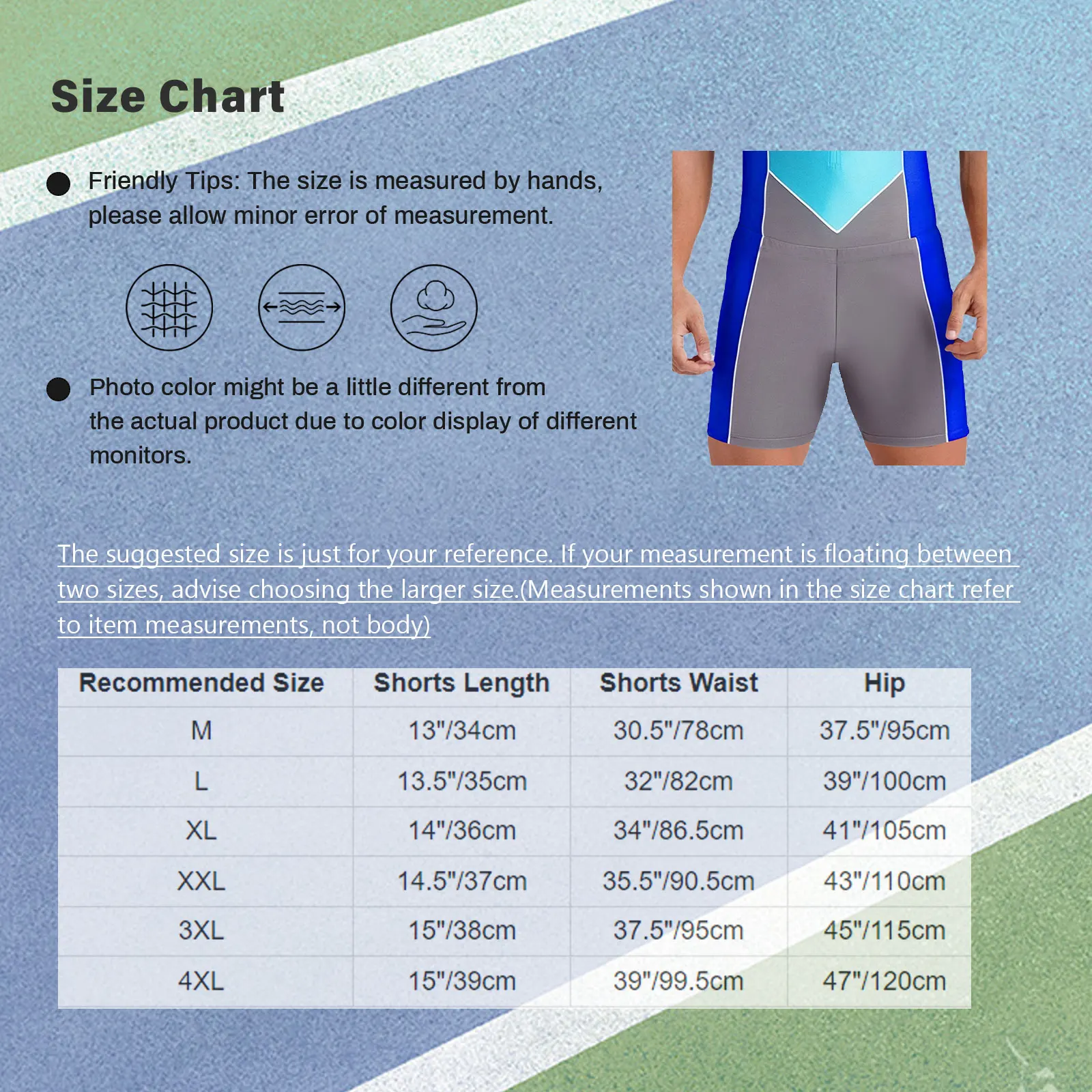 Mens Soft Elastic Waistband Color Block Patchwork Shorts for Cycling Swimming Running Workout Exercise Beach Pool Party Swimwear