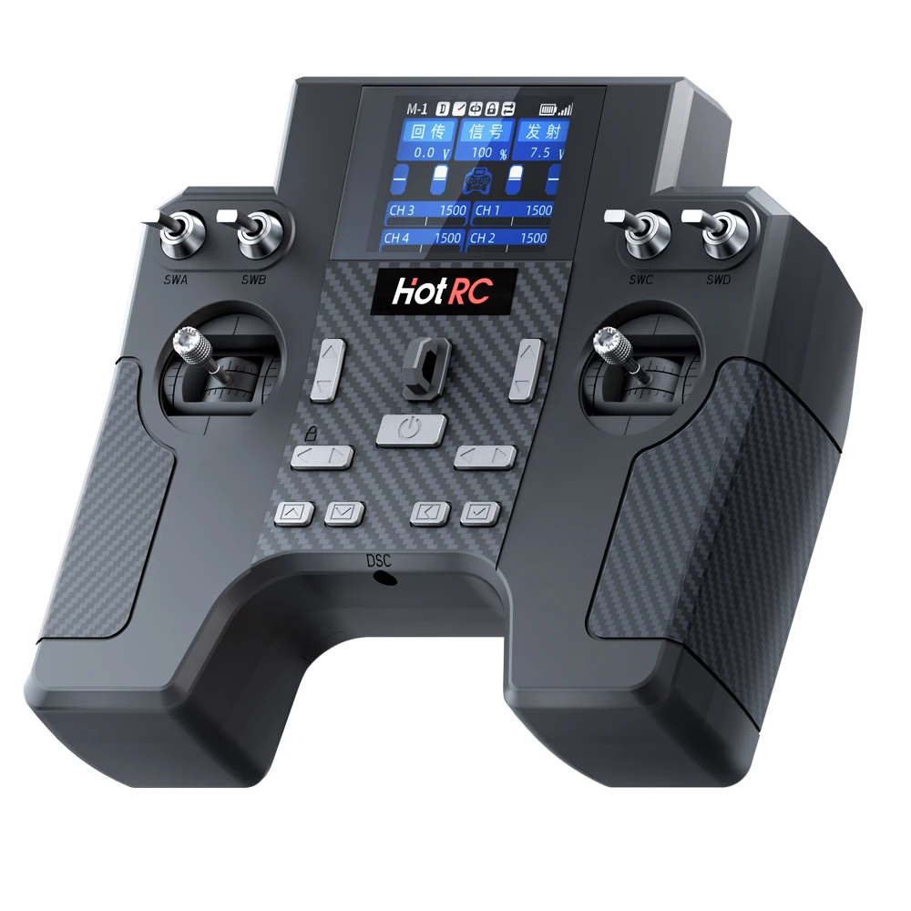 Hotrc HT-8A 2.4G 8CH dual return function Transmitter HT-8A Remote Control with F-08A Receiver For RC Aircraft Car Ship Tank