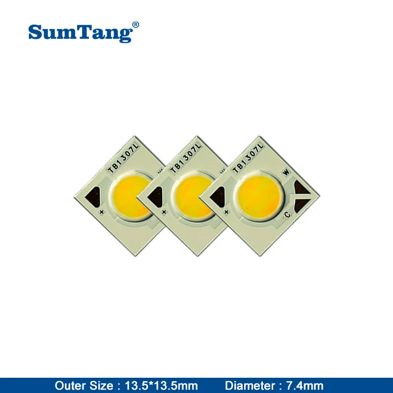 Dimmable Bridgelux Led Chip Cob Matrix 2700K+6500K 1313 1919 24w 90w 90Ra 125-135LM/W Tunable Dual Bi Color For Lamps Lighting