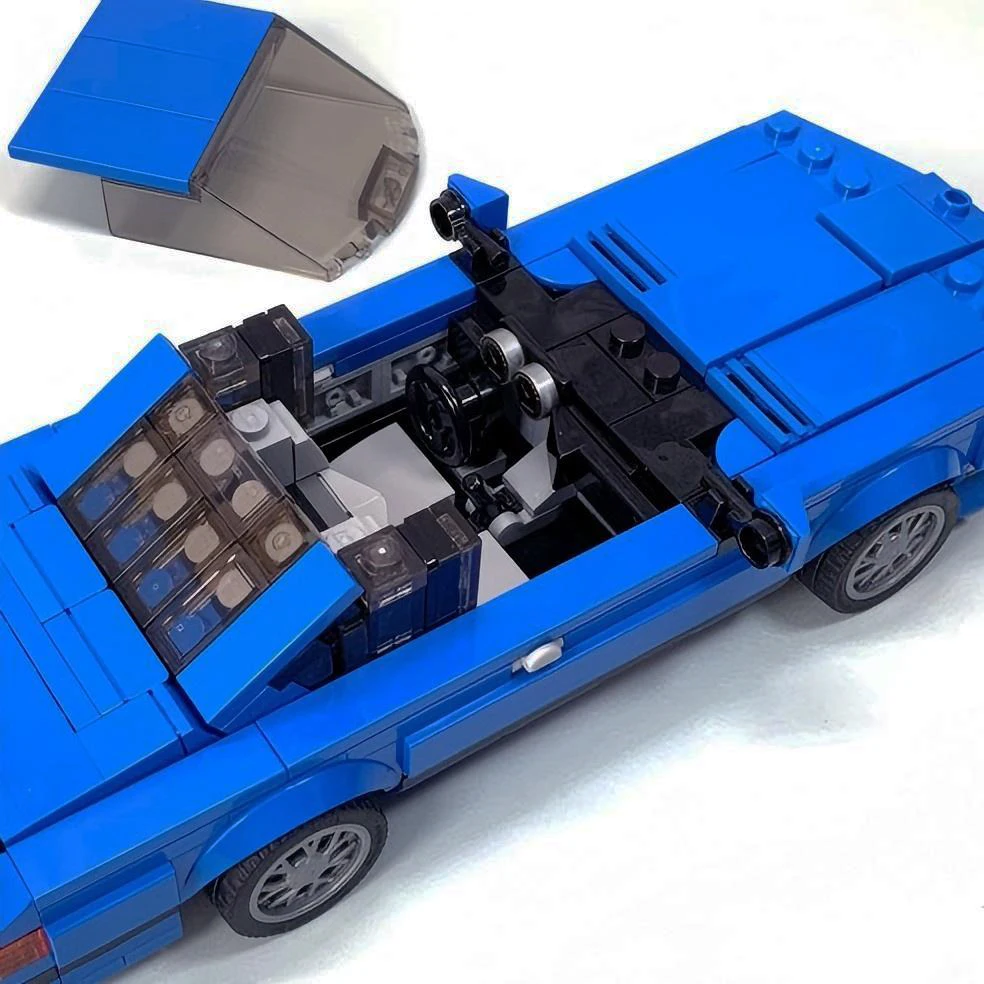 Blocos de Construção Criativos de Carro de Corrida, Modelo de Construção Pequeno MOC-92514, Brinquedo de Montagem Compatível com Marca 360P