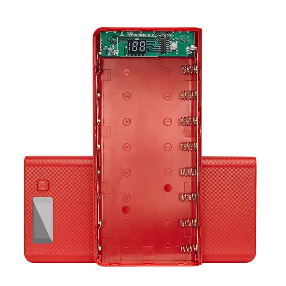 Battery Charger Case Detachable Battery Charger Box Large Capacity 8 X 18650 Mobile Battery Charger Box Repair Function