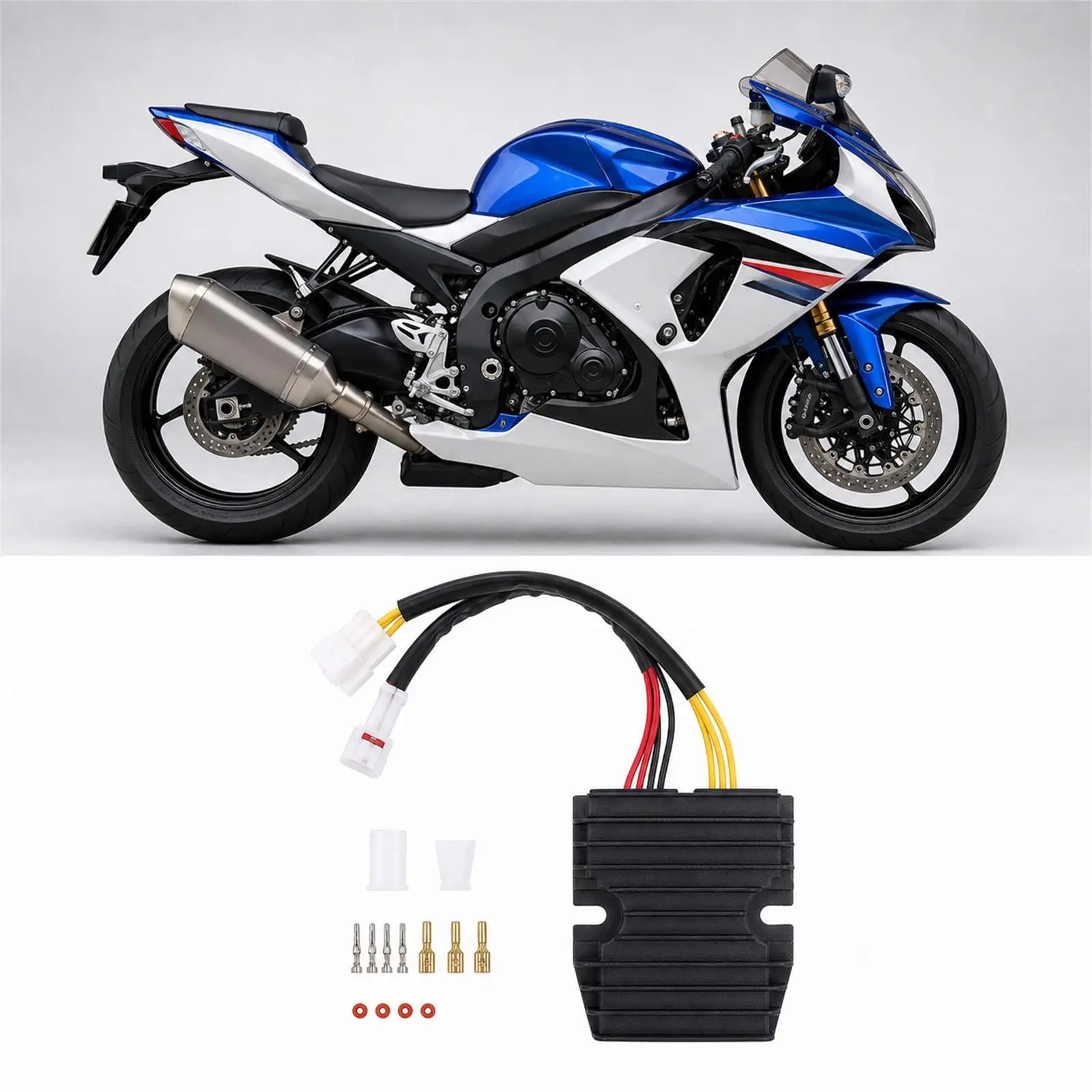 Motorcycle Mosfet Regulator Rectifier OEM Quality Stable Voltage for Suzuki GSXR GSX SV GSF VL800 Hayabusa