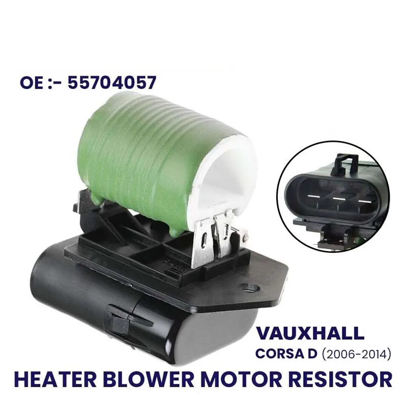 RADIATOR COOLING FAN HEATER RESISTOR BLOWER MOTOR FOR VAUXHALL CORSA D 2006-2014