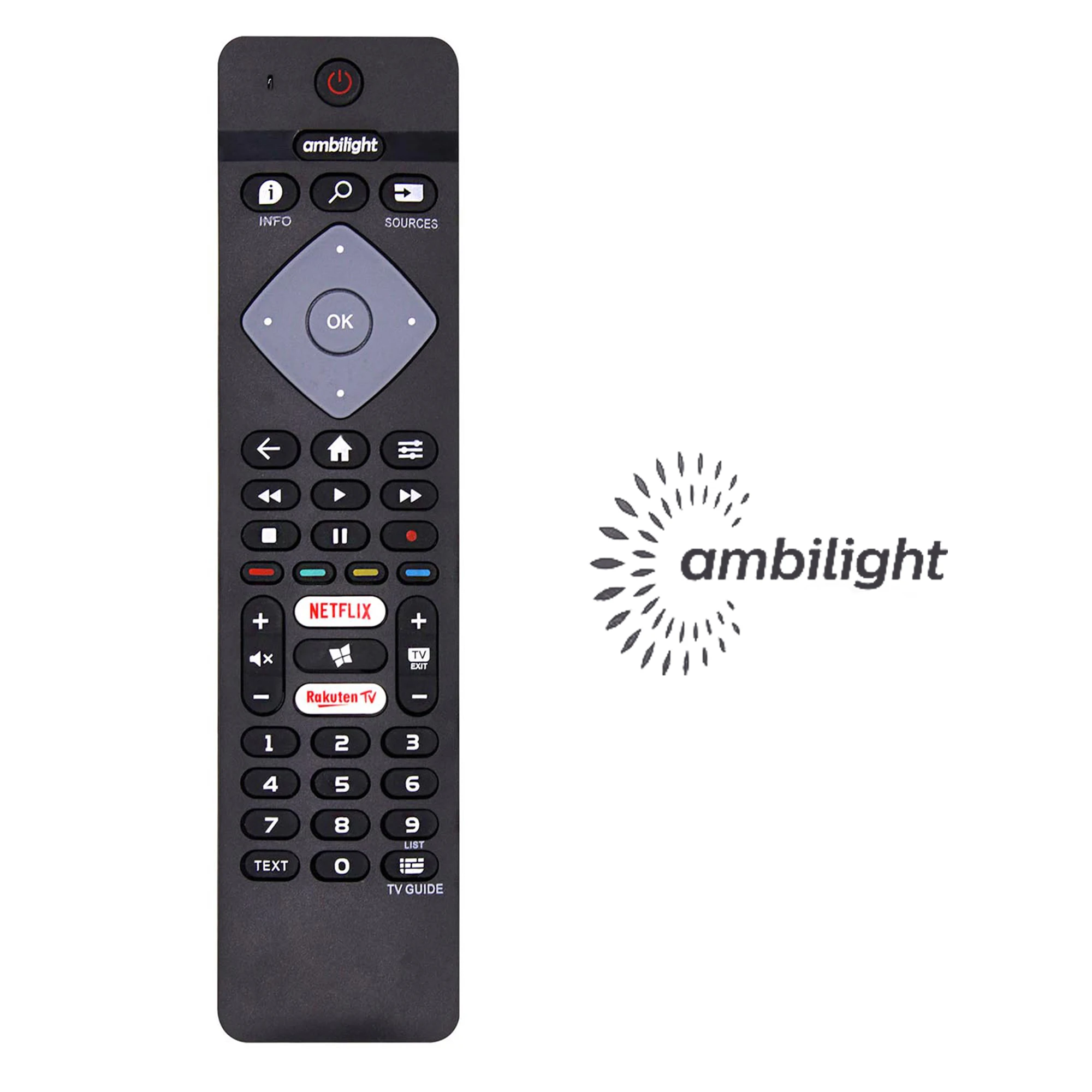 

Remote Control Replacement For Philips 4K Smart TV BRC0884301/01 55PUS6554/12 55PUS7354/12 65PUS7304 65PUS7304/12 65PUS6554/12