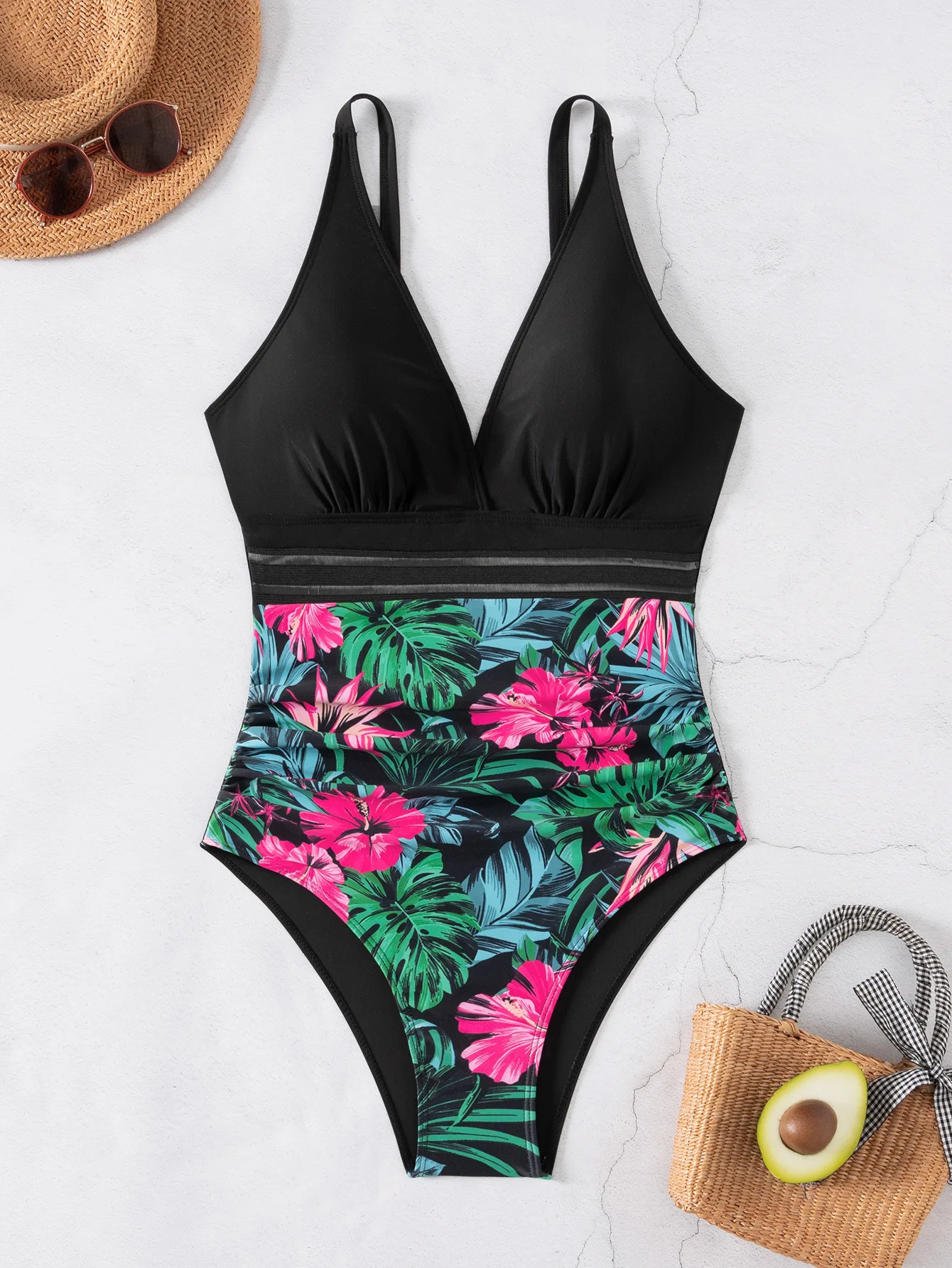 ZTVitality Sexy One Piece Swimsuit Women's Padded Bra Biquini 2025 New Arrival Push Up Print Swimwear Summer Beachwear Monokinis