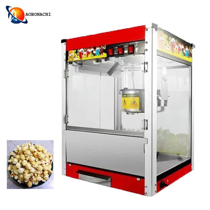 Jz Direct Electric Automatic Popcorn Maker Popcorn Making Machine Commercial Popcorn Machine Pop Corn Machine