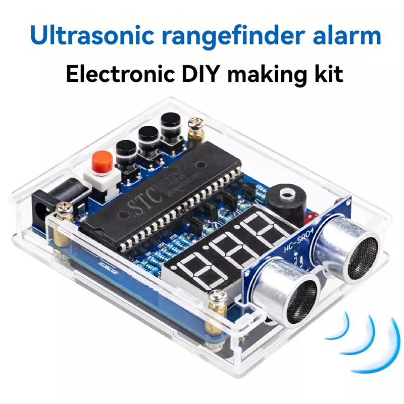 ABZW ультразвуковой комплект сигнализации дальности DIY электронный сварочный комплект дизайн обратной сигнализации DIY комплект модуль ультразвукового датчика