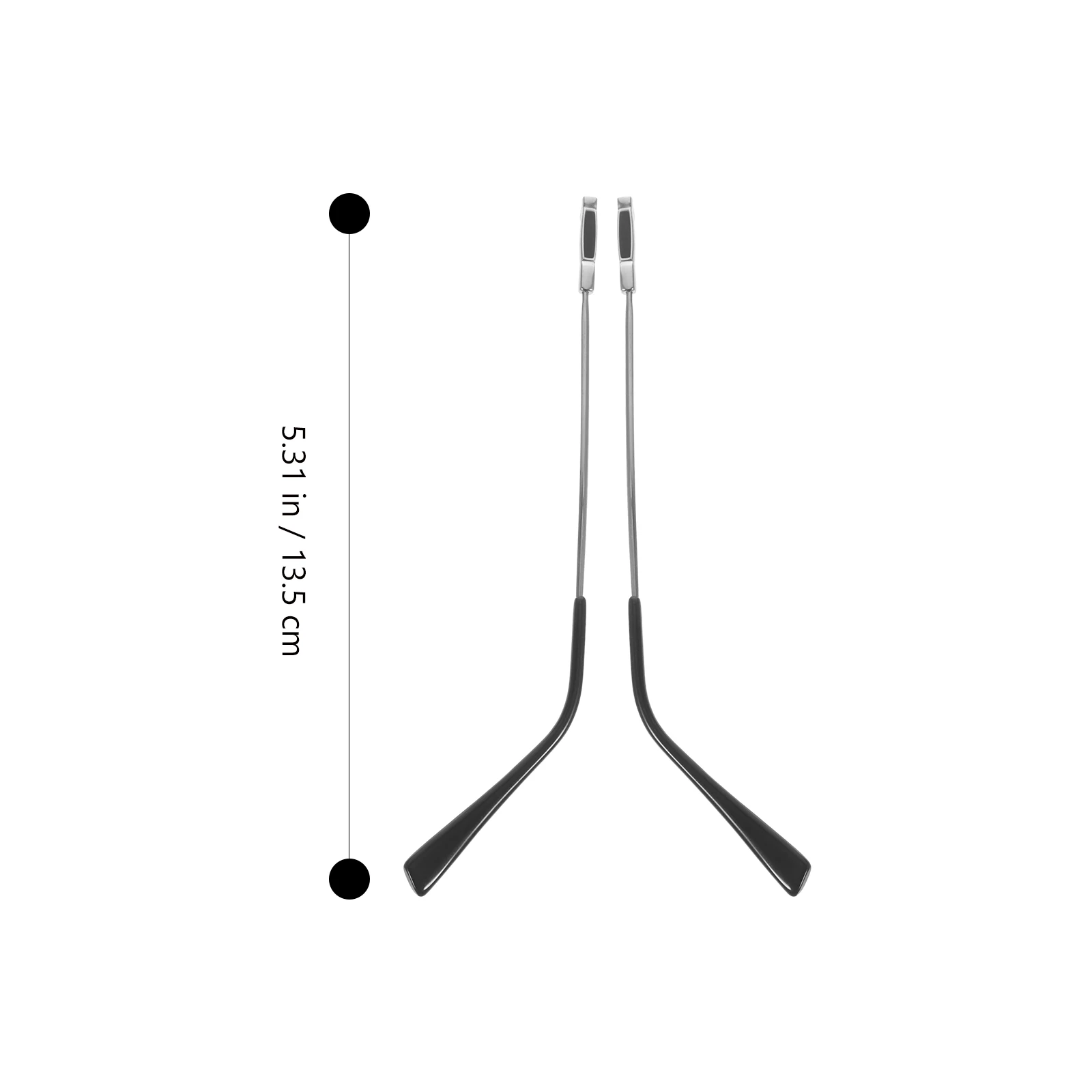 

Eyeglasses Arms Replacement Metal Glasses Arm Legs Repair Kit Sunglasses Accessories Memory Temple Component Silver Color