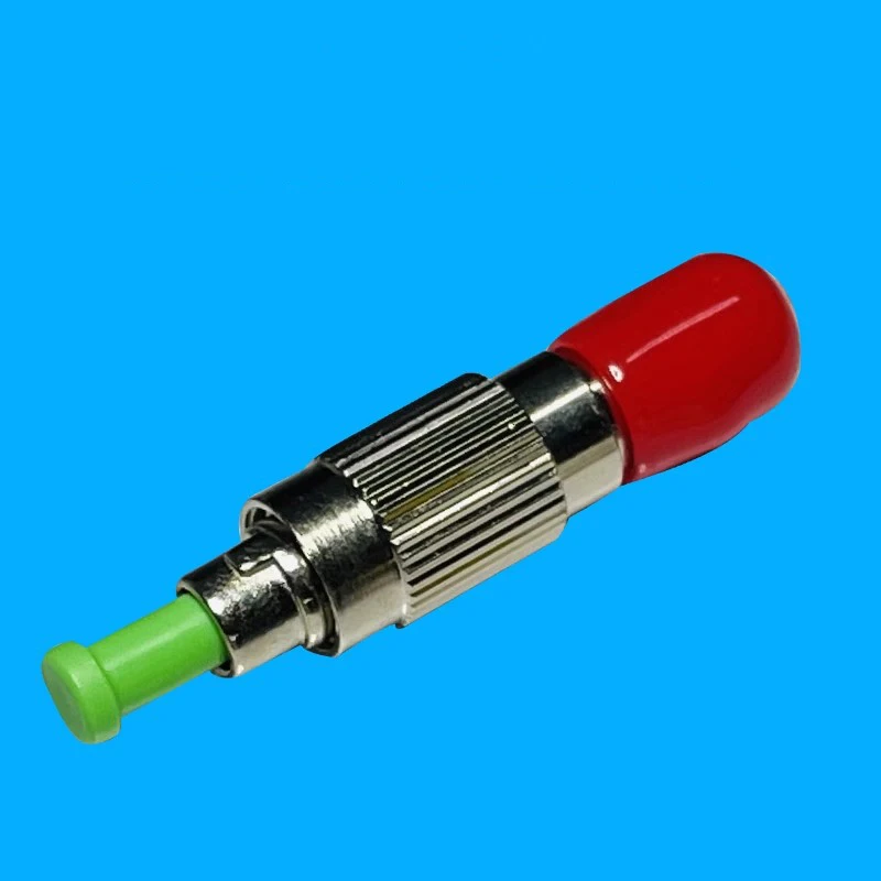 Optical Fiber Conversion Connector, FC Male to ST Female SM 9/125mm 50/125 Fiber Optic Hybrid Optical Adaptor Converter