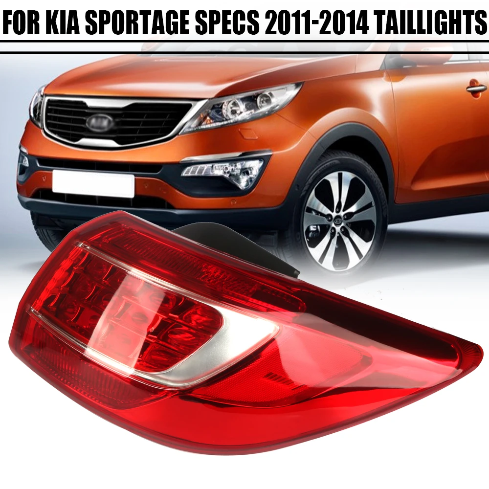 Left/Right Side Tail Lamp FOR KIA Sportage Specs 2011 2012 2013 2014 Rear Tail Light Brake Lamp with