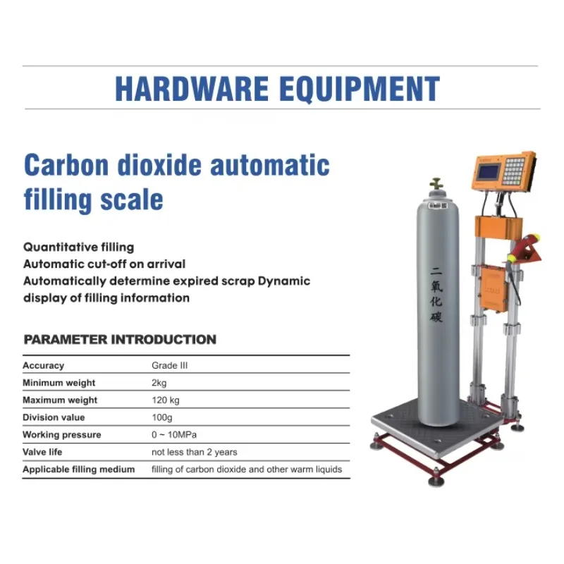 CO2 Gas Filling Fully Automated CO2 Gas Cylinder Filling Machine Cylinders Tracking