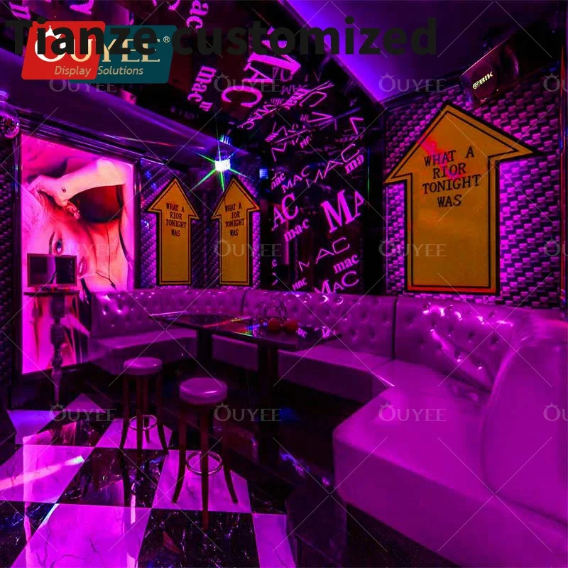 

Customized-fashion unique design cand night club sofa furniture lounge bar counter bar furniture sets