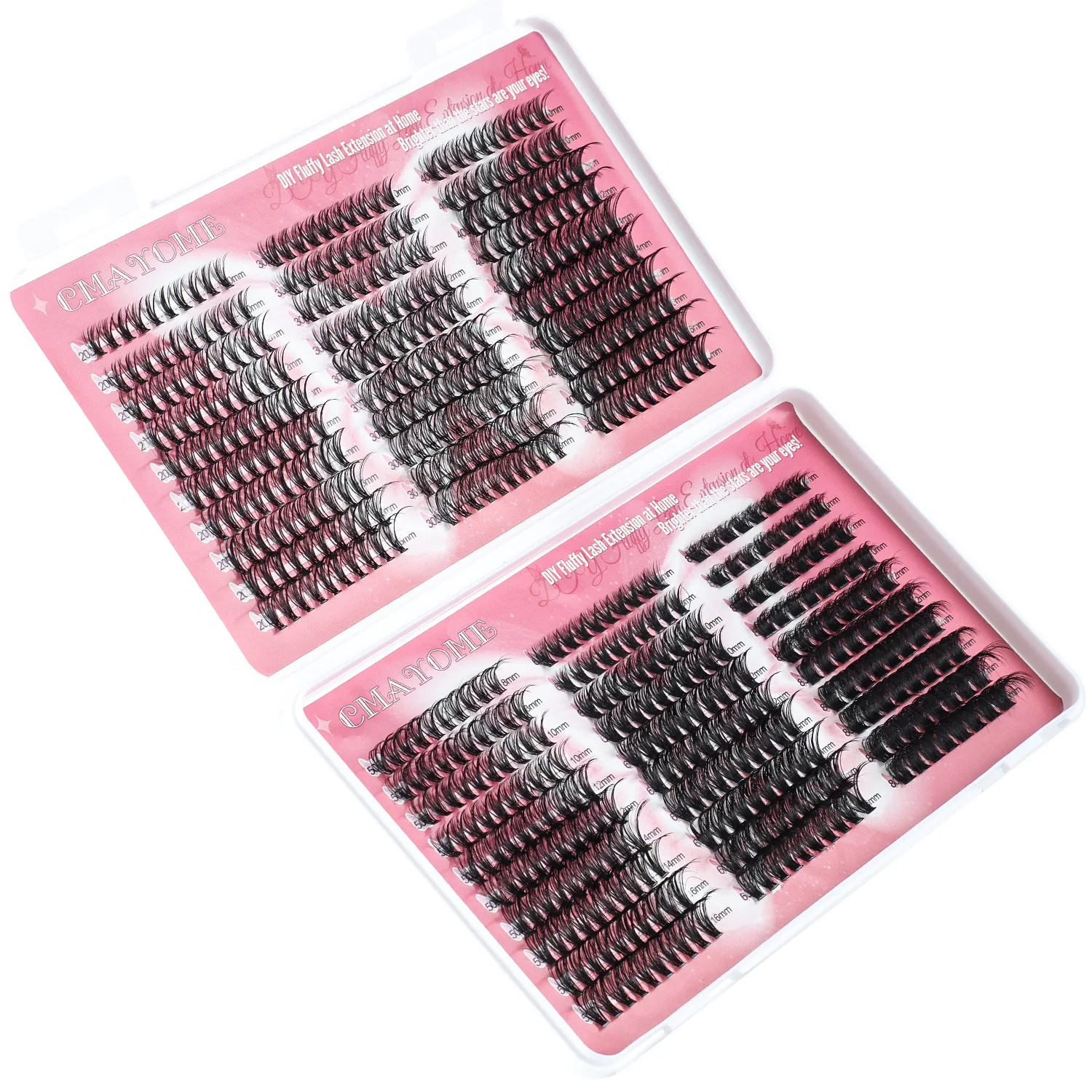 False Eyelash Set Segmented Single Cluster D Curvature Eyelashes For Eye Lashes Extension Makeup Tools